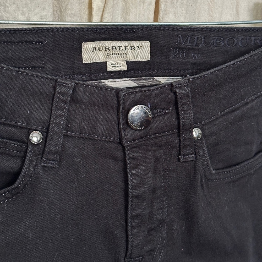 Burberry 26R black skinny jeans